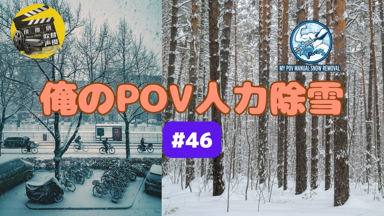 俺のPOV 人力除雪#46 My POV Manual Snow Removal #46