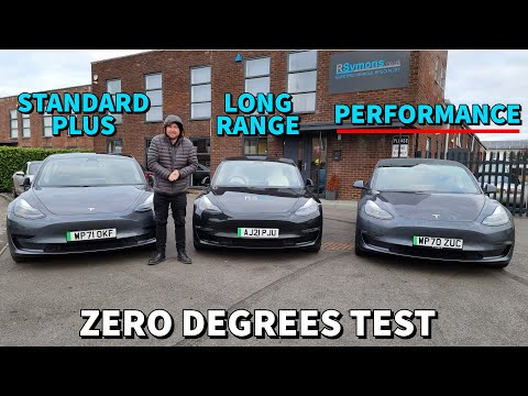 New Tesla Model 3 Standard LFP v Long Range v Performance - real world range and charge compared!