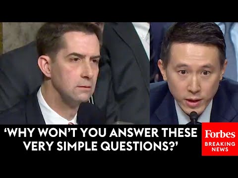 UNRELENTING: Tom Cotton Unflinchingly Grills TikTok's CEO At Senate Hearing On Child Online Safety