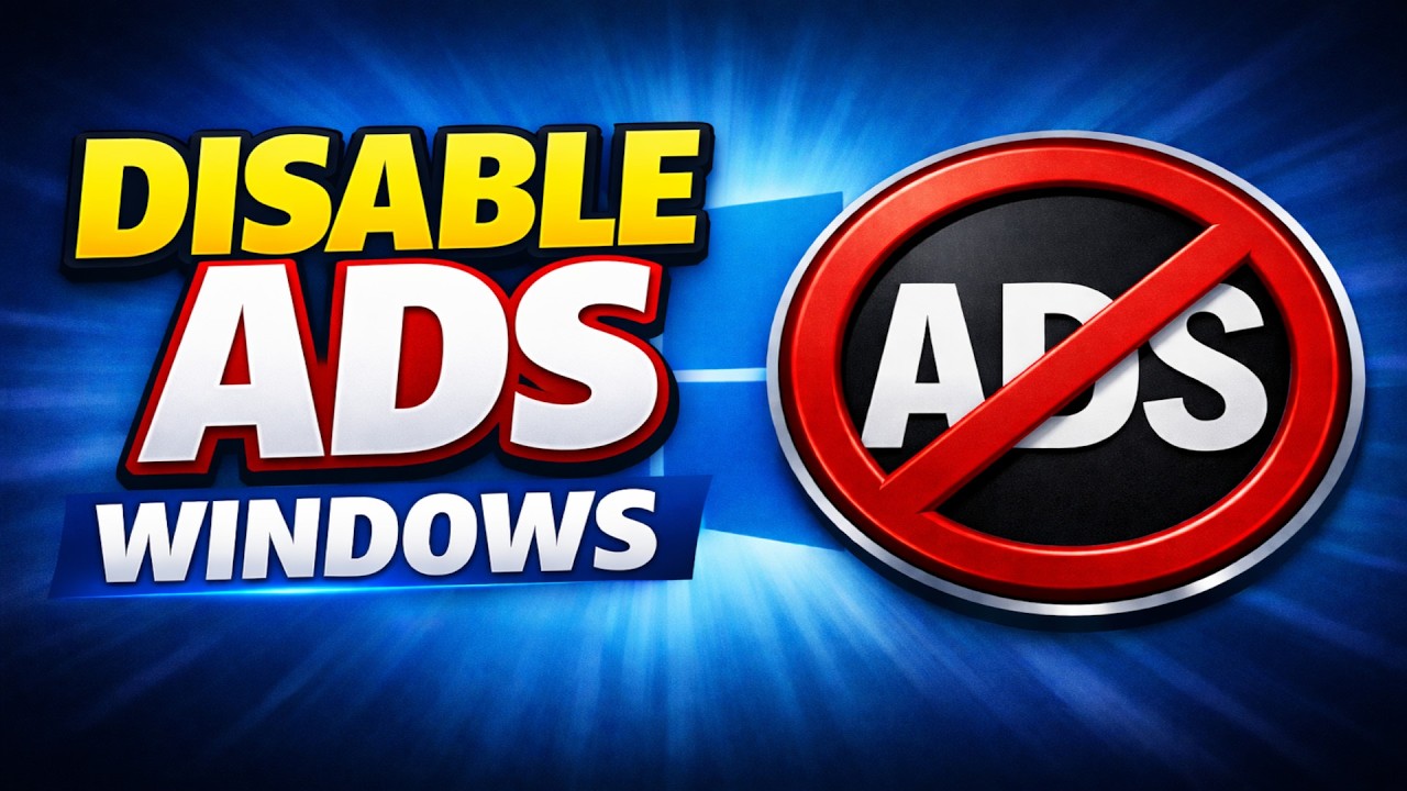 How to Disable All Ads Instantly in Windows! (2026)
