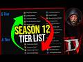 Diablo 4 Season 12 Best Builds Tier List