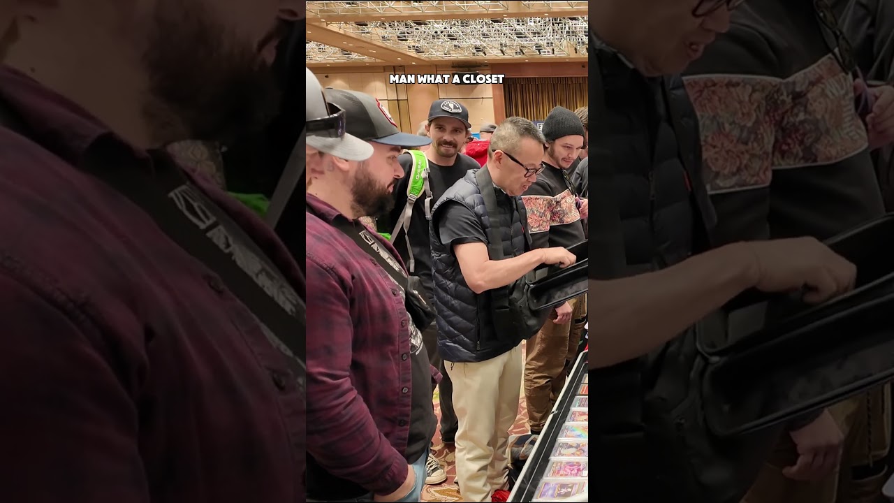 can't believe he had these in his closet...🤯  #pokemon #baseset  #vintagepokemon Front Row Card Show