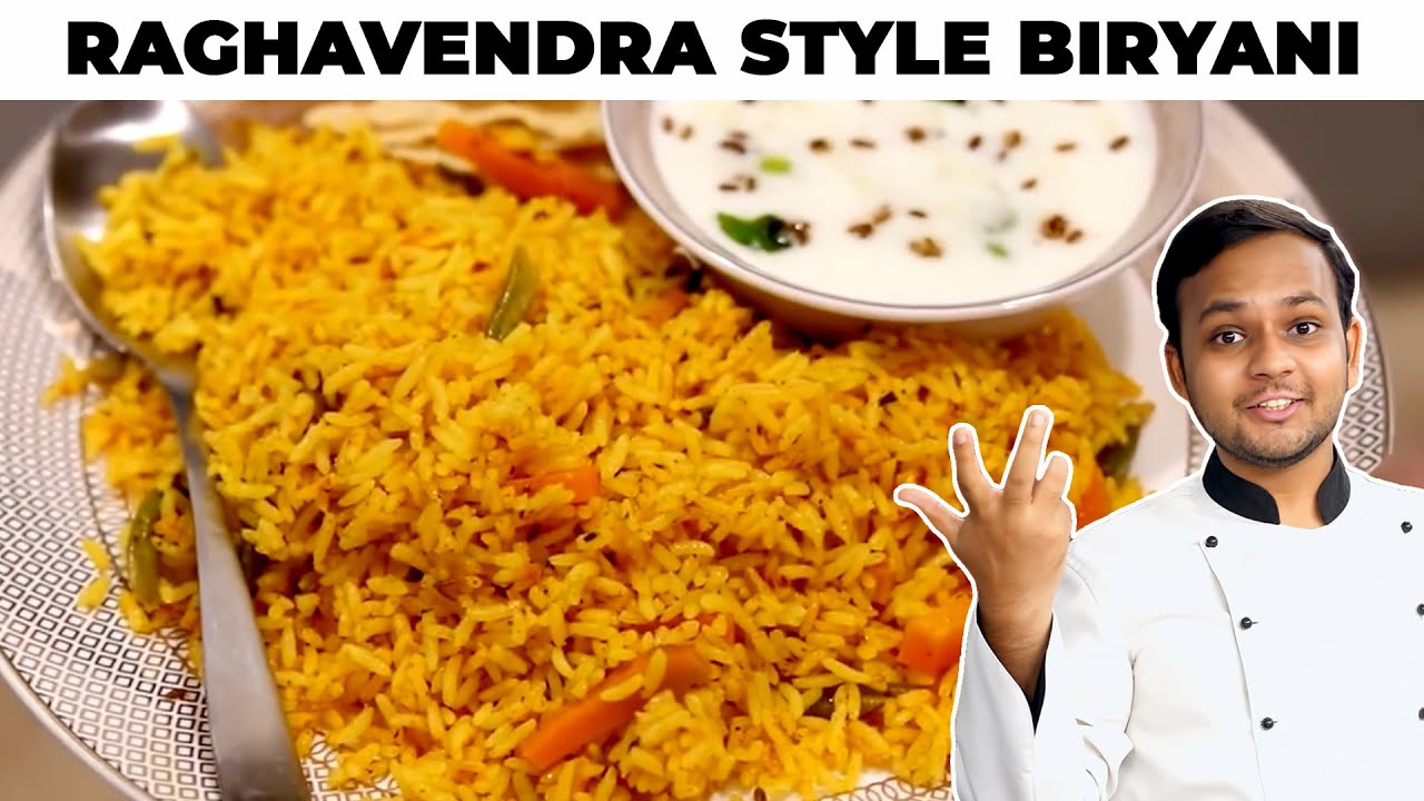 Raghavendra Style Veg Biryani Recipe - Easy Bachelor Friendly CookingShooking Recipe