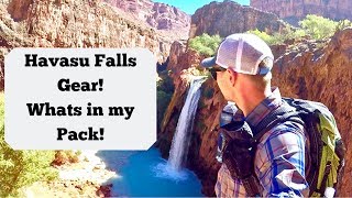 Havasu Falls - Backpacking Gear