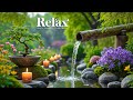 Healing of the Mind 🌿 Bamboo Water Sounds & Relaxing Music, Anxiety Relief