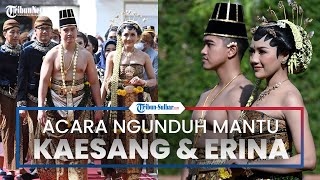 Acara Ngunduh Mantu, Kaesang dan Erina Gudono Kenakan Busana Basahan Adat Solo