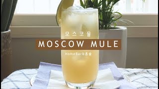 [혼술 &amp; 홈바] 칵테일 모스코뮬 만들기/ moscow mule / 시원하게 쭉쭉 들이켜보자/ 빠진 bbbarjin