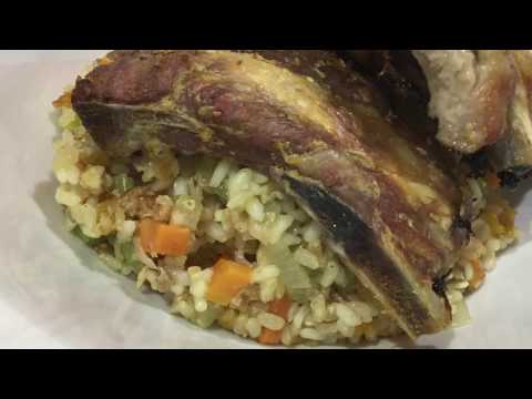 PORK (RIBS or CROWN) WITH WILD STUFFING...