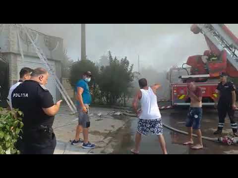Incendiu în cartierul Pisc din Brăila