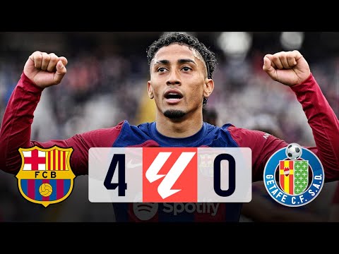 Barcelona vs Getafe [4-0], La Liga 2023/24 - MATCH REVIEW