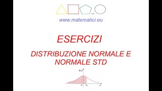 Esercizi Normale Standardizzata