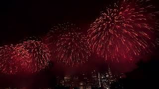 4th of July 2025 Fireworks - New York from Brooklyn