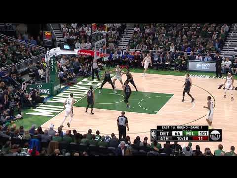 Nikola Mirotic All Actions Compilation 04/14/2019 Detroit Pistons vs Milwaukee Bucks Highlights