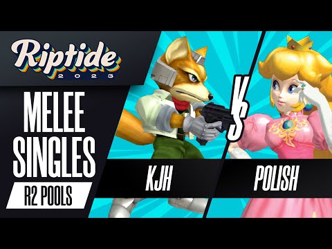 KJH (Fox) vs Polish (Peach) - Melee Singles Round 2 Pools - Riptide 2023