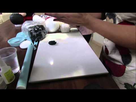 Mulher.com 26/04/2013 Bia Cravol - Biscuit porta biscoito do Mickey  Parte 1/2