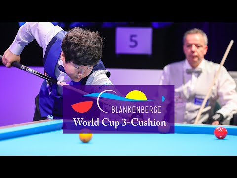 3-Cushion Word Cup Blankenberge 2018 - Dick jaspers vs Cho Myung-Woo