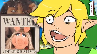 PIGGY HUNT GOES COMPLETELY WRONG in Zelda Wind Waker