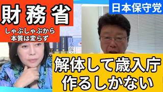 【日本保守党】国民会議での財務省に対して憤りが隠せない北村晴男議員
