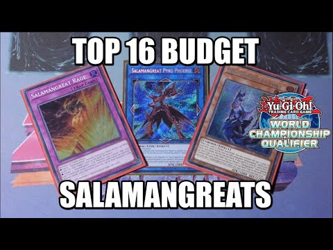 YUGIOH Regional TOP 16 Budget Salamangreats