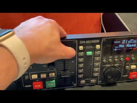 Denon DN-M2300R Dual MiniDisc Recorder w/ RC-45 Remote — Tested, Working, DJ Owned image 5
