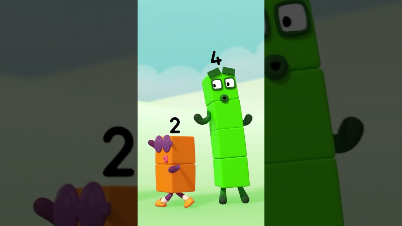 1, 2, 3, 4, 5! 🧮 | Exciting Counting Fun! | Counting for Kids | @Numberblocks #shorts