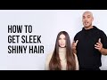 How to Get Shiny, Glossy Hair Using Shine Spray + Flat Iron | Chris Appleton Hair Tips