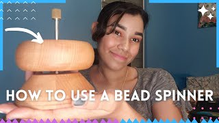 How to use a bead spinner? |Tutorial time|Seed Beads|Jewelry making|Small business owner|