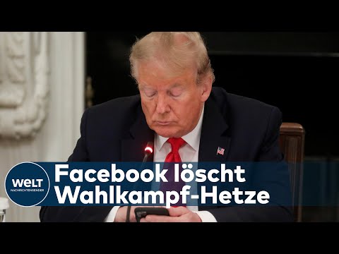 NAZI-SYMBOL: "Organisierter Hass" - Facebook löscht Wahlwerbung von Donald Trump