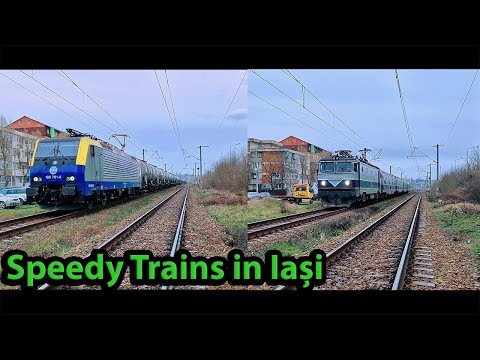 [4K] Speedy Trains in Iași | 11.03.2023
