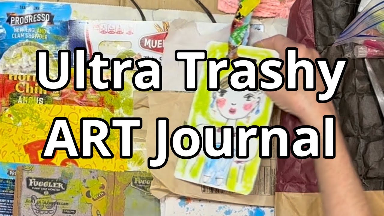 EXTREME TRASH ART JOURNAL: layers of grunge