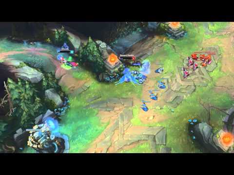 And the zerglings get a perfect surround