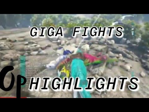 🖤ARK SMALLTRIBES GIGA🖤 🤍FIGHTS TEK CAVE🤍 🦋HIGHLIGHTS🦋