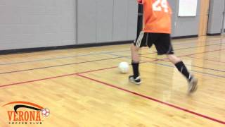 preview picture of video 'One touch pass; Verona Area Soccer Club Player Development Program (U11-U14)'