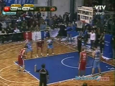 Nacional 95-94 Atenas / Metropolitano 2011 / Últimos segundos y festejos