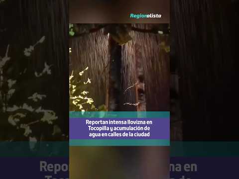 #AlertaAmarilla | Reportan intensa llovizna en Tocopilla y acumulación de agua en las calles