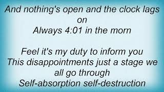 Bluebottle Kiss - To Think I'd Ever Disappoint You Lyrics