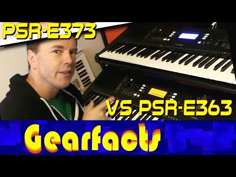 Yamaha PSR-E373 : Improvements  over the PSR-E363