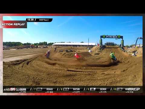 Prado crash | MXGP Race 2 | MXGP of Flanders 2022 #MXGP #Motocross