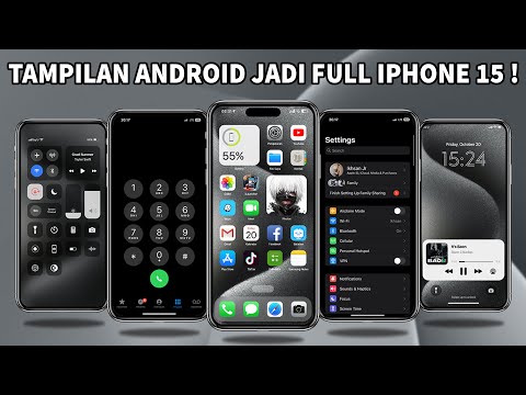 How to Change Android Look to iPhone 15 Pro Look - iOS 17 Theme for Android