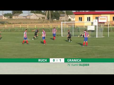 Ruch Izbica - Granica Dorohusk (bramka na 0:1 - Kamil Olęder)