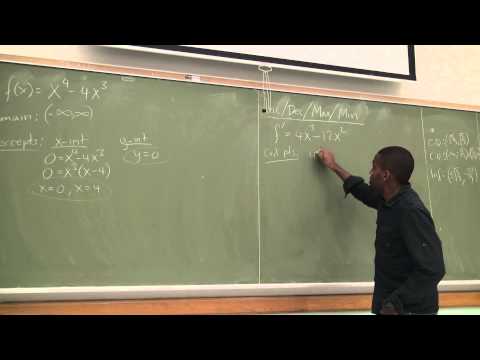Math 201 Lecture 26 - Derivatives and the shapes of graphs part 2 (with a little curve sketching)