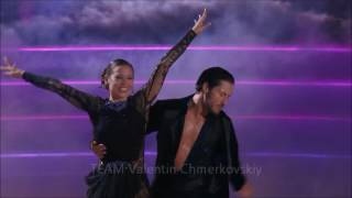 Ginger Zee and Val Chmerkovskiy - FoxtrotTango Fusion