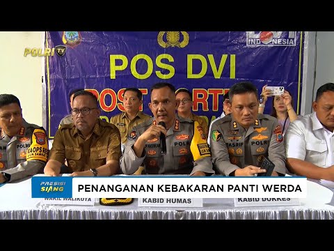 POLDA SULUT IDENTIFIKASI KORBAN KEBAKARAN PANTI WERDA DAMAI