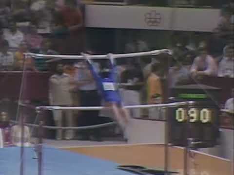 Nellie Kim URS - 1976 Olympics AA Uneven Bars