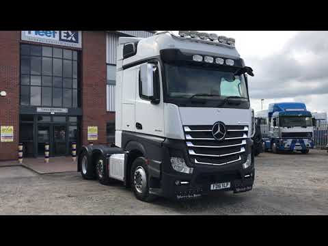 MERCEDES ACTROS 2548 *EURO 6* BIG SPACE 6X2 TRACTOR UNIT 2016 FD16 VLP