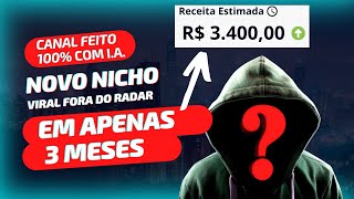 Novo canal Dark viral para monetizar RÁPIDO | Bônus COMO FAZER EDIÇÃO PARA CANAL DARK