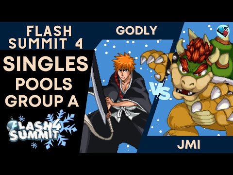 AFM Godly (Ichigo) vs JMi (Bowser) - SSF2 Pool A - Flash Summit 4