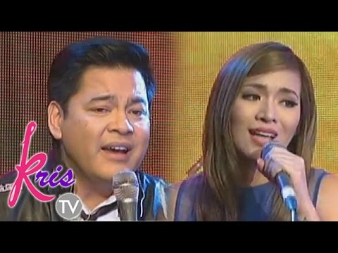Martin and Angeline sings "Ikaw ang Pangarap" on Kris TV