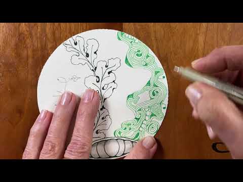 Zentangle® Project Pack No.09 - Day 06 [中文字幕版]－請設定開啟字幕功能