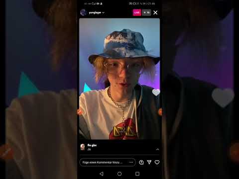 Insta Live von Yung Lager am 2.1.21